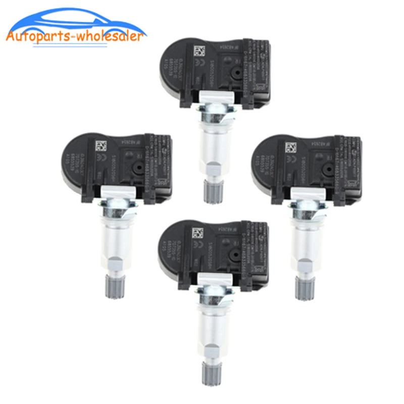 Датчик давления в шинах BMW X1, X2, X5, X6, 433 МГц, 36106855539, 707355-10, 70735510, 36106856209, 36106881890, 4 шт.