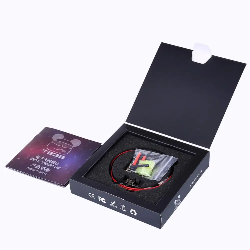 

Hot V1.7 T238 Programmable MOSFET Electronic Fire Control Module for XWE M4 / JM Gen.9 / FB / Kublai / Jingji / JQ No.2 Gearbox
