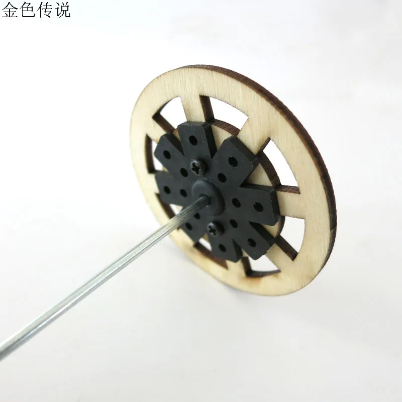 4 шт. деревянная карусель DIY технология мелкого производства дисковое колесо