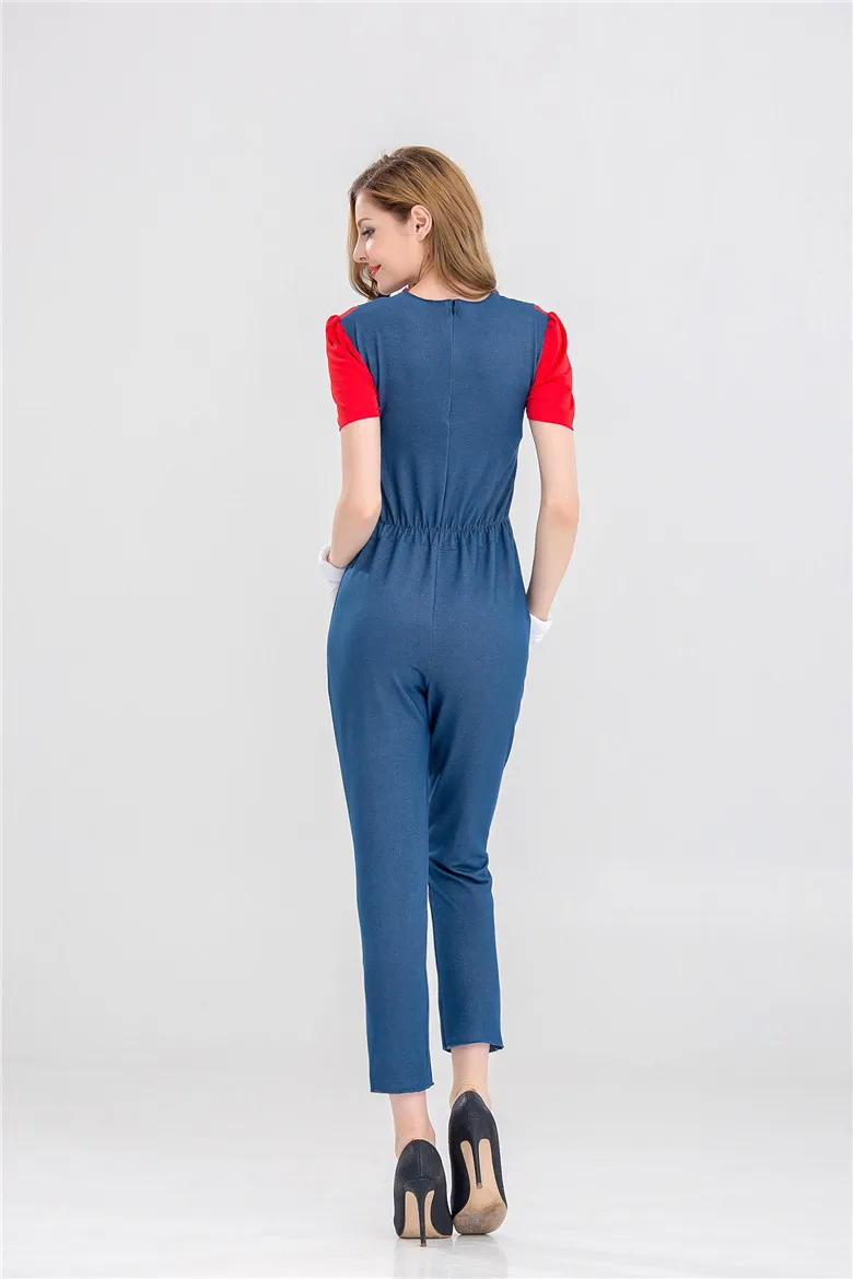 Halloween cosplay anime costume parent-child role-playing children Mario clothes Super clothing | Тематическая одежда и