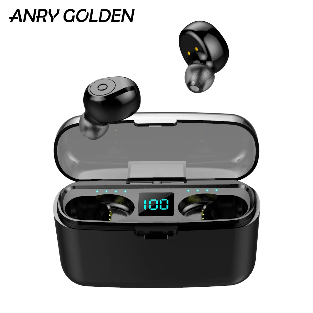 ANRY F9 беспроводные наушники Bluetooth 5 0 8D стерео звук защита от пота для iPhone Android