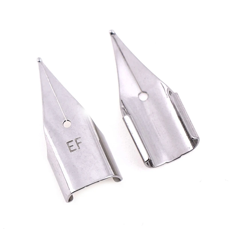 5 шт./компл. 0,38 мм серебро Nibs нержавеющая сталь для LAMY/Wing Sung 3008/Hero 359 стилус фонтана перьевая ручка из нержавеющей стали
