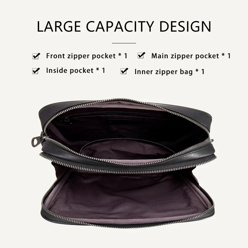 

Women Bags Fashion Causal Crossbody 100% High Quality Leather Cowhide Messenger Bag For Lady Business Luxury Shouder