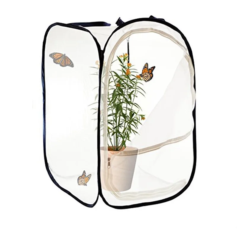 Free Shipping New Folding Plant Isolation Cover Portable Insect Bird Protection Network Butterfly Net Nini Garden Greenhouse | Дом и сад
