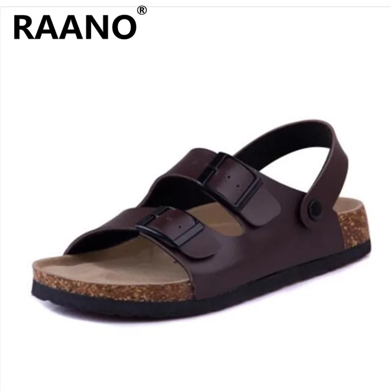 Женские пляжные сандалии на пробковой подошве милые повседневные босоножки из