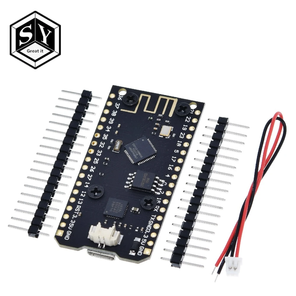 WEMOS ESP32 OLED и для Arduino WiFi модули + Bluetooth двойной ESP 32 32S ESP8266 OLED|Интегральные схемы| |