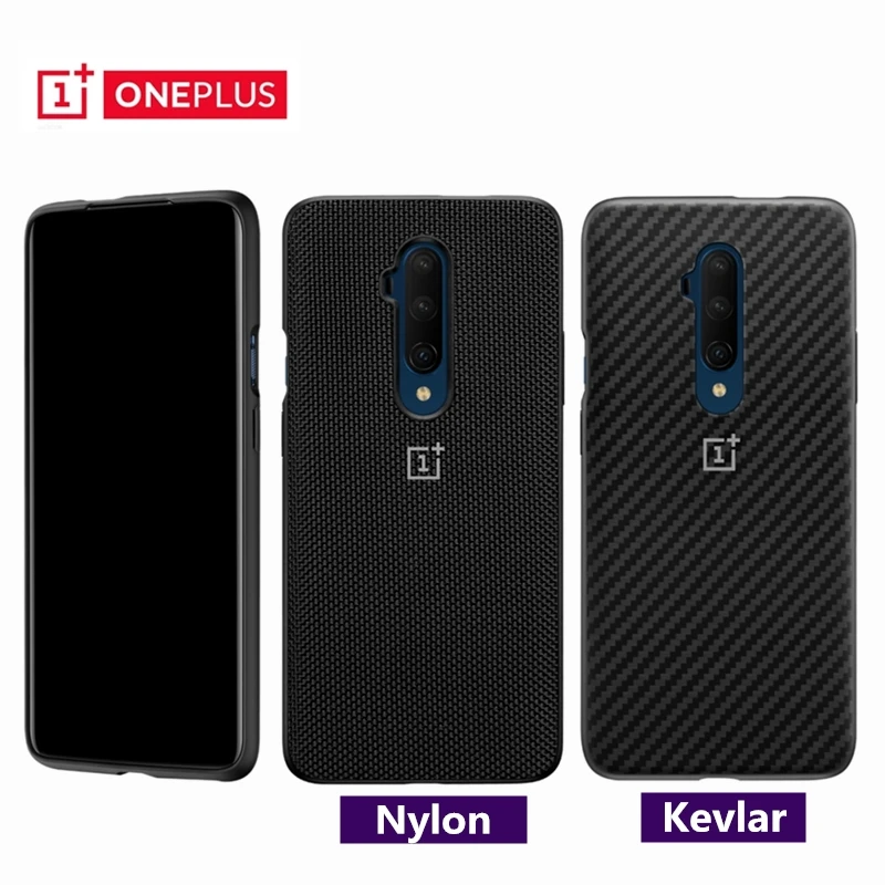 Официальный чехол для OnePlus 7T Pro Оригинальный гибридный Чехол Karbon Kevlar нейлон + TPU One