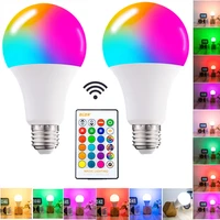 led rgb color changing lamp e27 dimmablelight ac85 265v led rgbw magic bulb 5w 10w 15w 20whome party decor lightingspot lampa