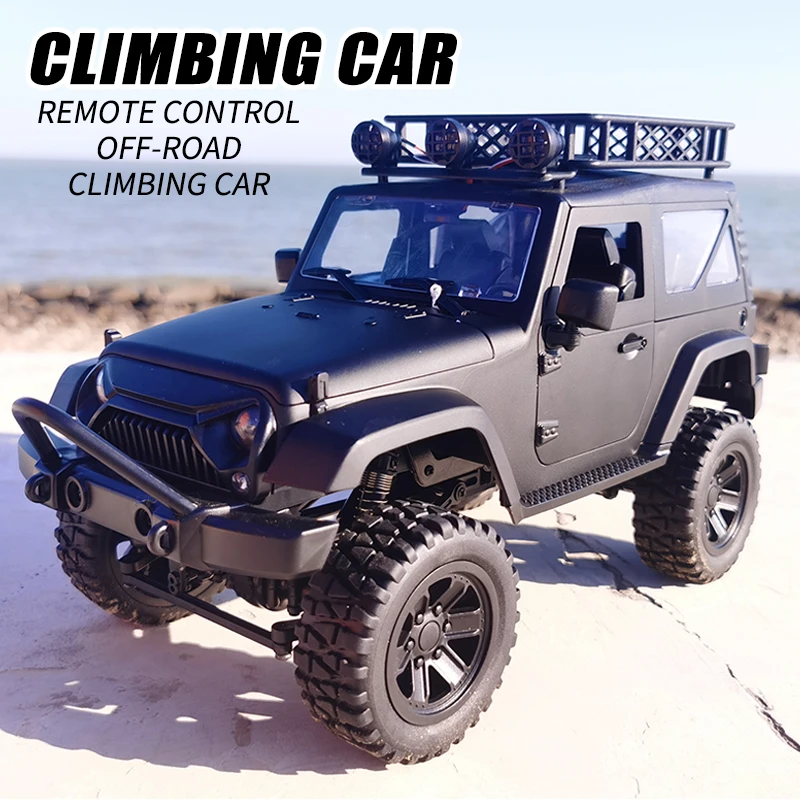 

1/14 2.4G 4WD Crawler RC Car Climbing Car Off-road Vehicle Desert Mountain Rock Models With LED Light Child Christmas Gift