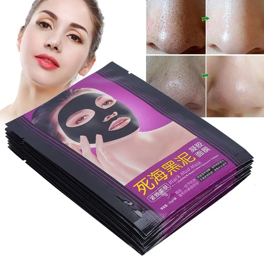 10 шт. Грязь Мертвого моря гель пилинг-офф маска для лица укрепляющая удаления