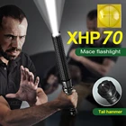 Фонарик XHP70 тактический, 18650 лм, водонепроницаемый
