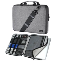 icozzier 17 3 15 inch handle laptop briefcase shoulder bag messenger carrying laptop sleeve protective bag with shoulder strap