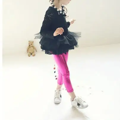 

Детские леггинсы для девочек на весну и осень, узкие брюки для девочек, детская одежда, брюки-карандаш, одежда для малышей с голубой низом, ко...