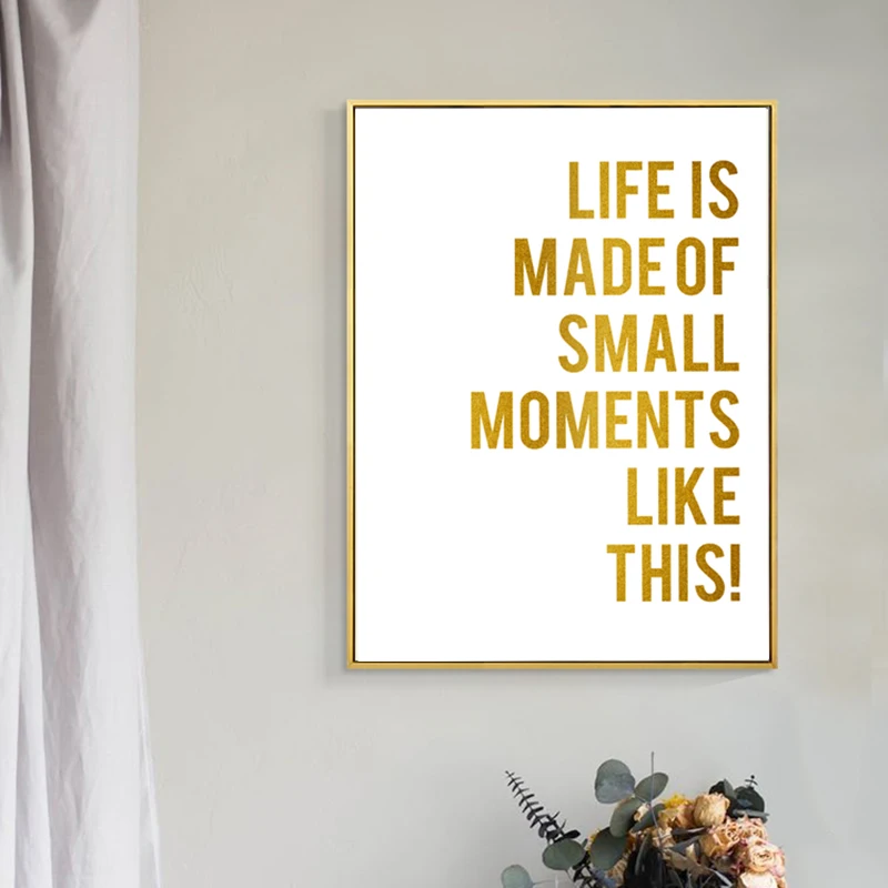 Кавычки Настенная живопись абстрактные плакаты и принты желтый ананас украшение