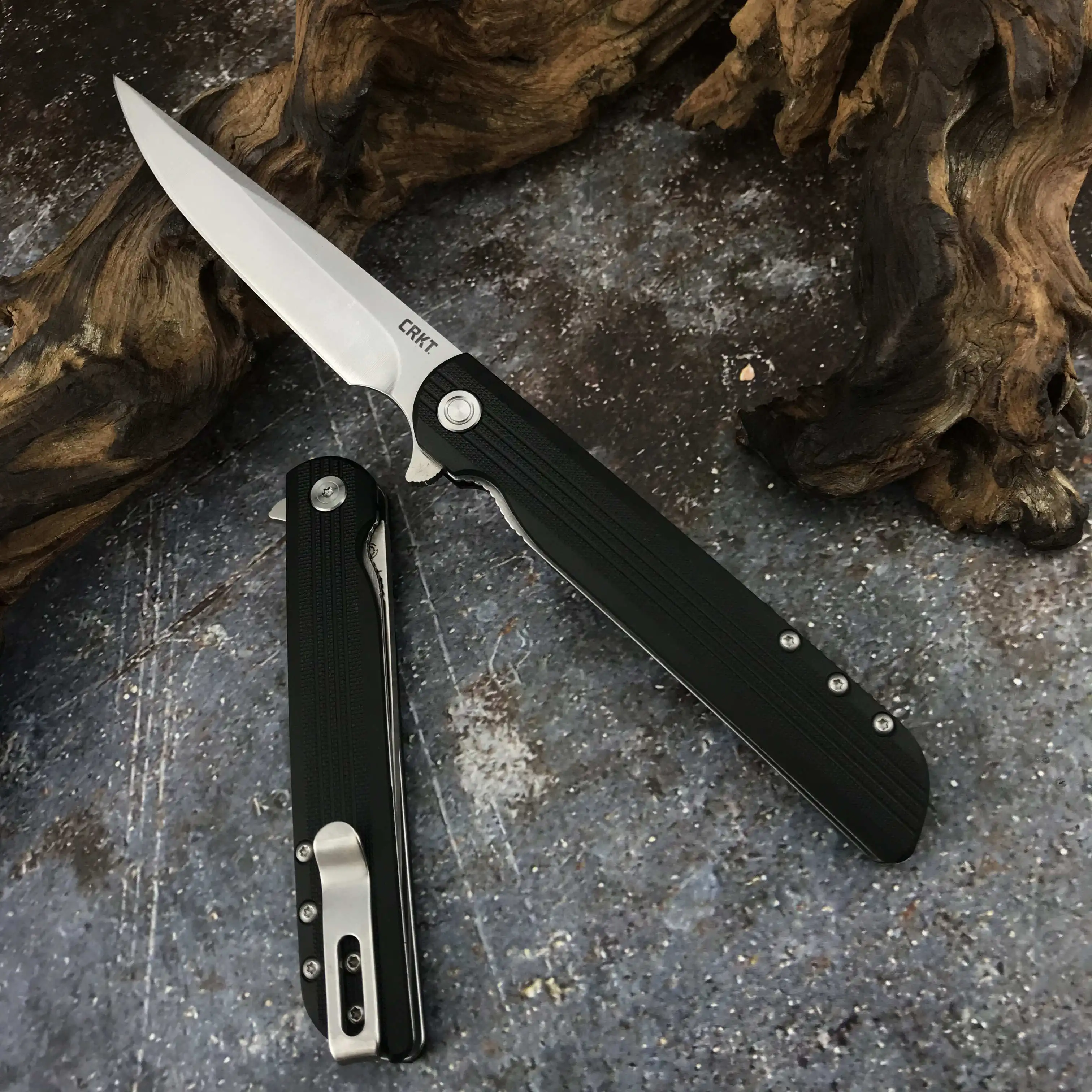 Новейший большой нож-раскладушка CRKT 3810 Matt Lerch LCK + с атласным лезвием 3,621 дюйма, усиленные стеклом нейлоновые ручки