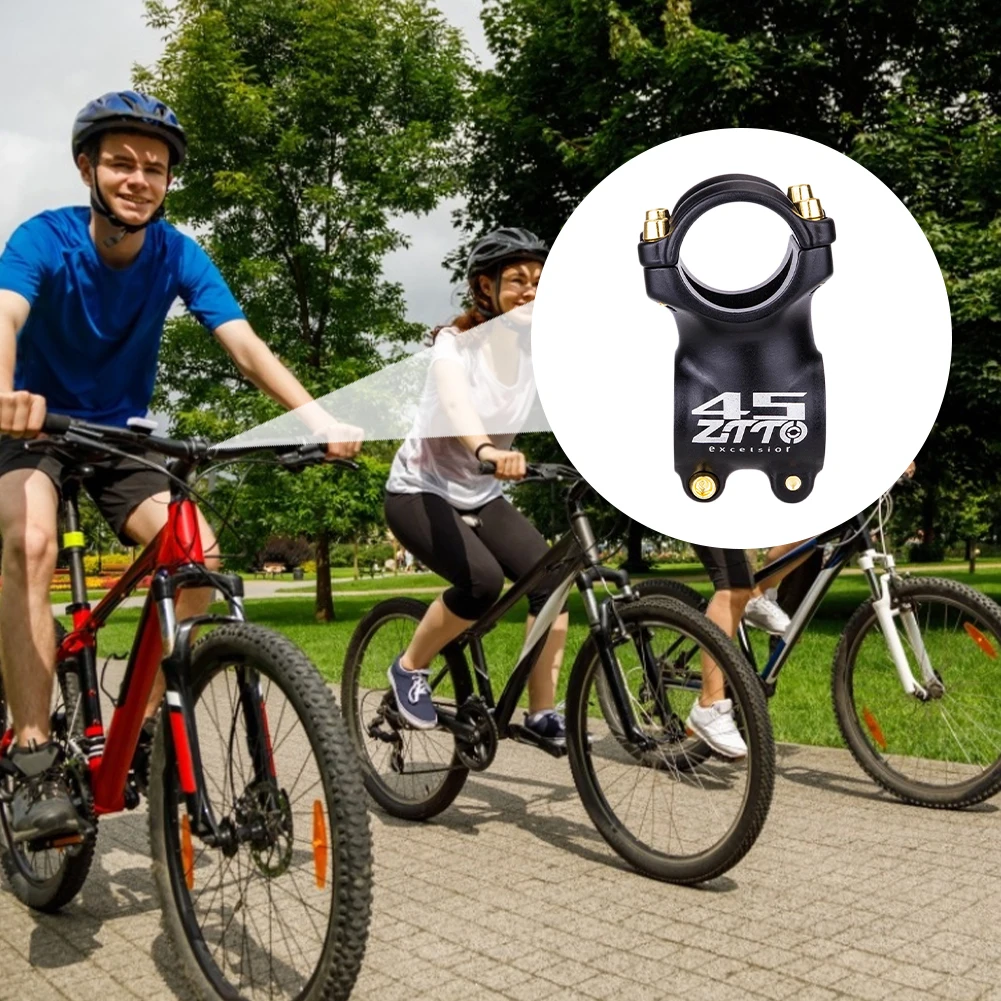 

Bicycle Stem 45mm 7 Degree Bike 31.8mm Handlebar Mountain Stem High-Strength Lightweight Short Stem For MTB Mountain Road Bike