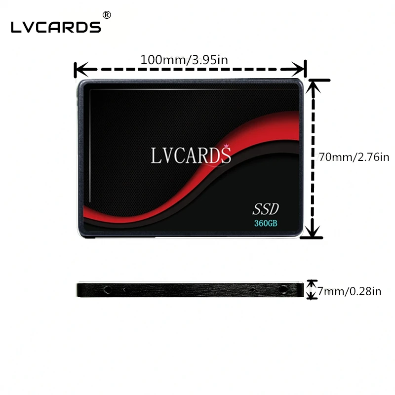 LVCARDS SSD SATA III 2 5 дюйма 60 ГБ 120 240 480 Гб жесткий диск HD HDD 720 ТБ напрямую с завода LV