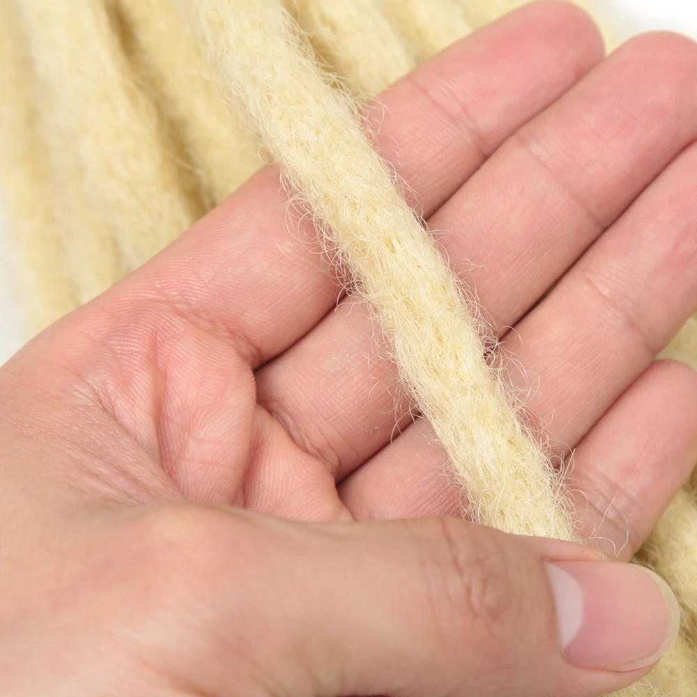 Удлинители волос ручной работы Dreadlock вязаные крючком мягкие волосы регги