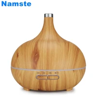 nmt 063 wood grain aromatherapy air humidifier with led light essential oil aroma diffuser there are wifi and normal choice