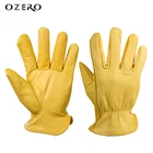 Перчатки OZERO мужские рабочие из козьей кожи, защитные, для резания, для ремонта, гаража, гоночные, 5002