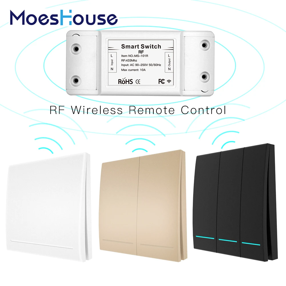 Беспроводной смарт переключатель RF 433 пульт дистанционного управления приемник