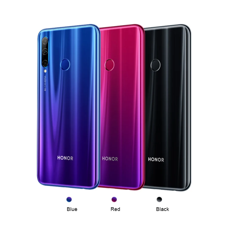 Глобальная версия Honor 20 lite LTE мобильный телефон 6 21 дюймов 4 Гб ОЗУ 128 ПЗУ Kirin 710