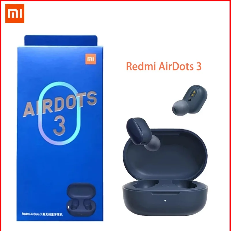 

Оригинальные наушники Xiaomi Redmi AirDots 3, TWS, True Wireless 5,2, наушники-вкладыши Mi, стереонаушники с басами и микрофоном, гарнитура