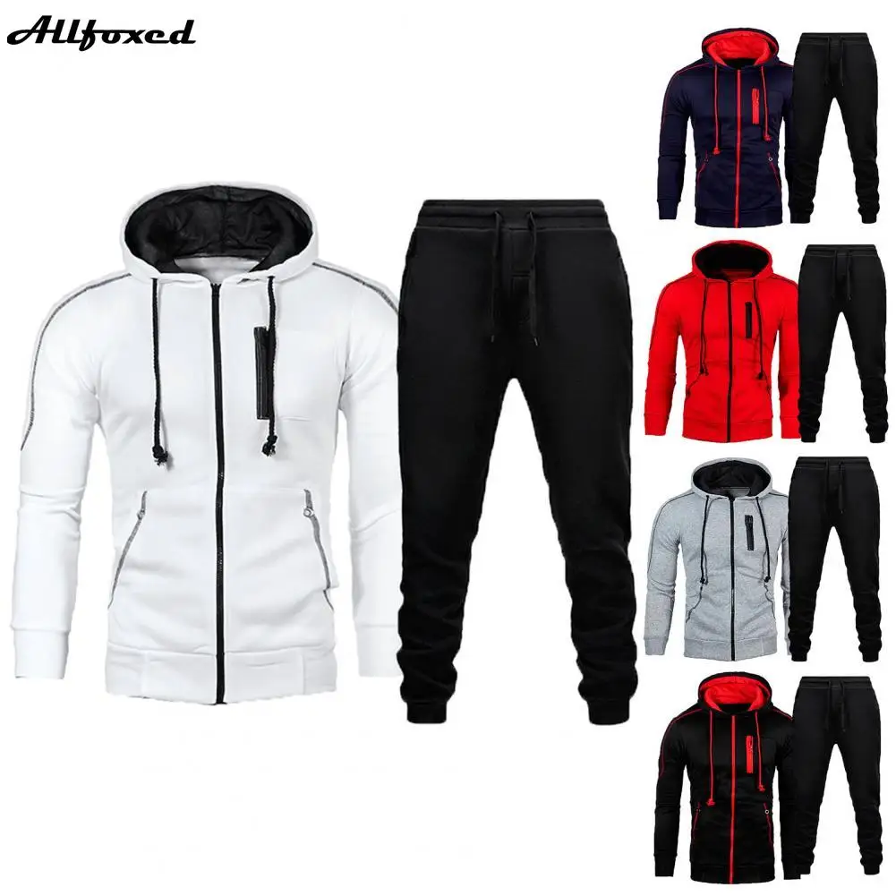 

Мужской спортивный костюм с капюшоном и длинным рукавом, на шнурке