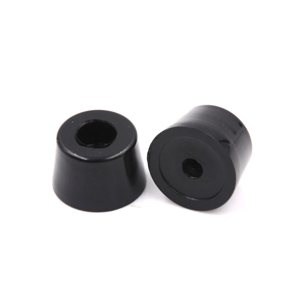 Черная двойная мягкая резиновая мебель для ножек стола или стула