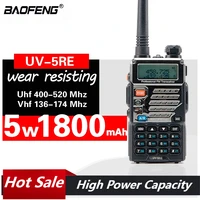 optional 5w 8w baofeng uv 5re walkie talkie two way cb radio upgrade version128ch vhf uhf 136 174mhz 400 520mhz uv5re