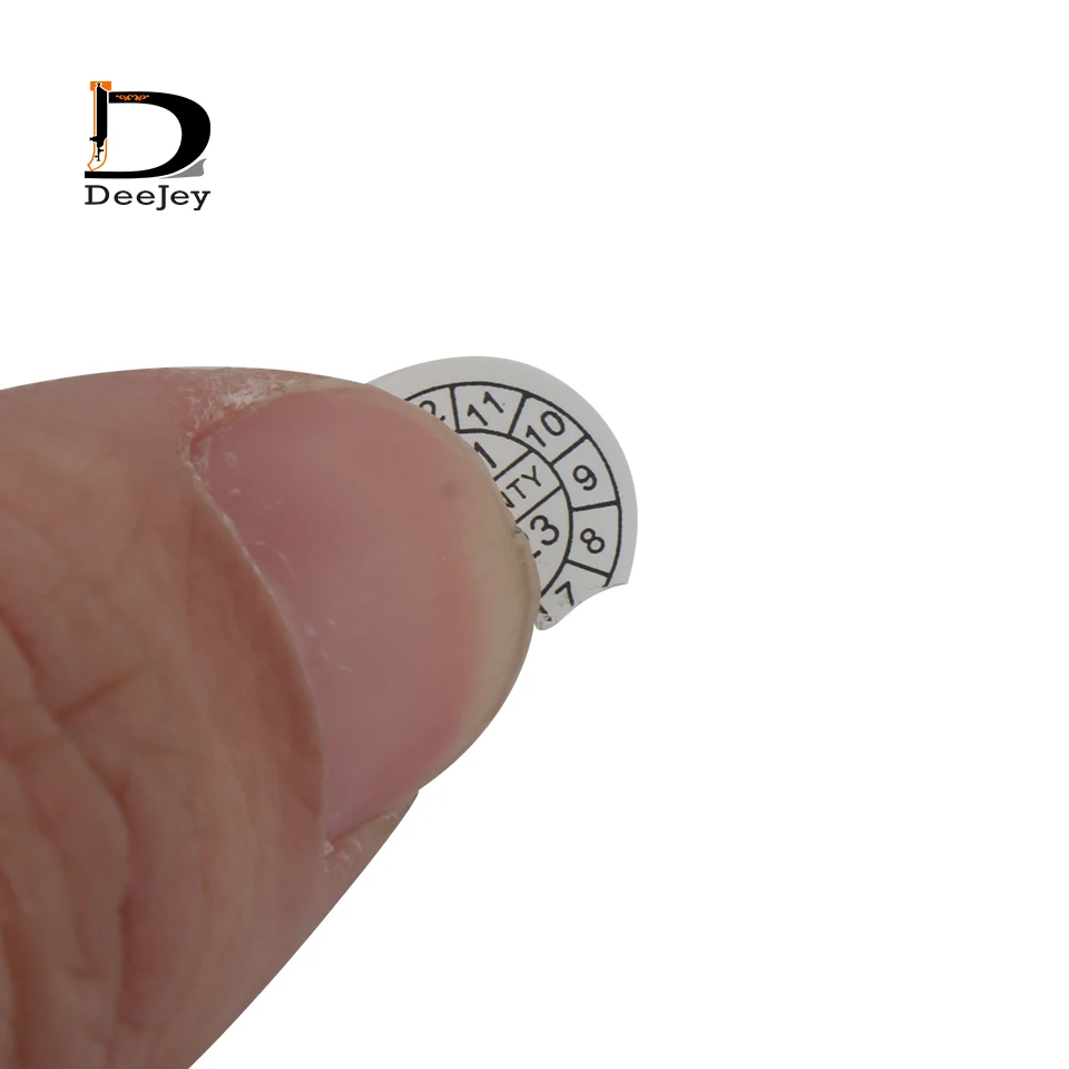 10 мм круглая самоклеящаяся хрупкая бумажная наклейка гарантия аннулирования при