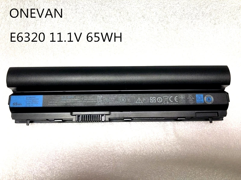 

ONEVAN 11.1V 60Wh New RFJMW Laptop Battery For DELL Latitude E6320 E6330 E6220 E6230 E6120 FRR0G KJ321 K4CP5 J79X4 7FF1K