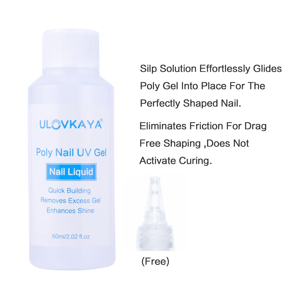 Гель для наращивания ногтей ULOVKAYA жидкий Быстрый полимерный гель раствор жидкая