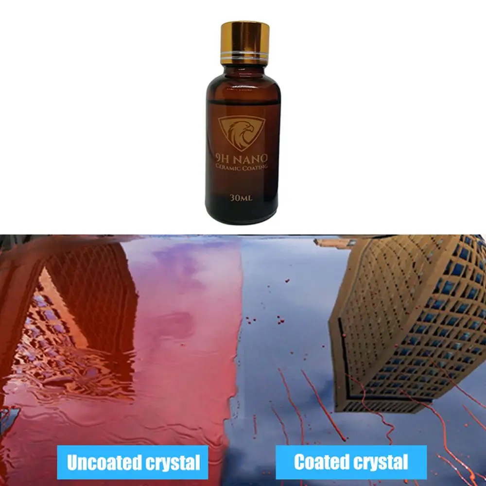 Керамическое покрытие OLOMM 9H для автомобиля водостойкая гидрофобная нано