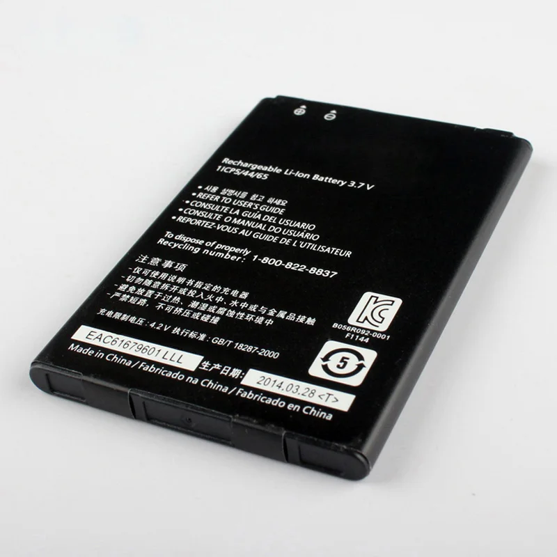 Оригинальный BL-44JN батарея для LG Optimus Zone E400 или рюкзак с изображением