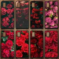 beautiful garden red roses flowersv phone case for samsung a91 01 10s 11 20 21 31 40 50 70 71 80 a2 core a10