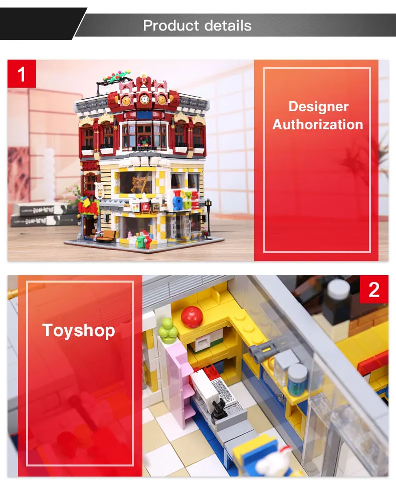 DHL, 01006, китайские строительные игрушки, серия, игрушки MOC и книжный магазин, набор, строительные блоки, кирпичи, наборы для сборки, детские рождественские игрушки