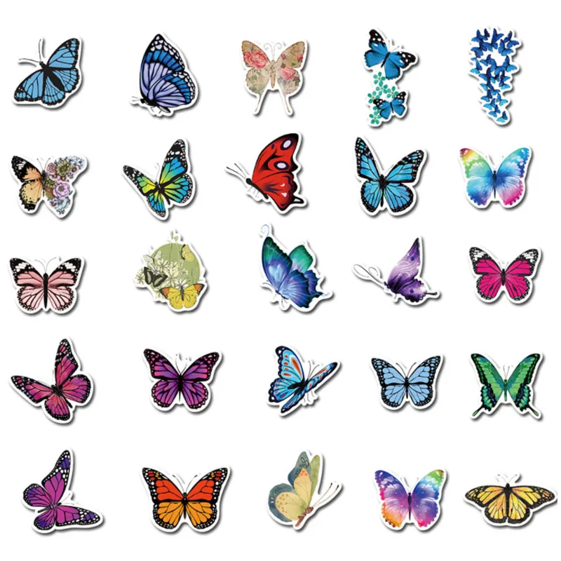 Рисунок 2 - водонепроницаемые наклейки-бабочки