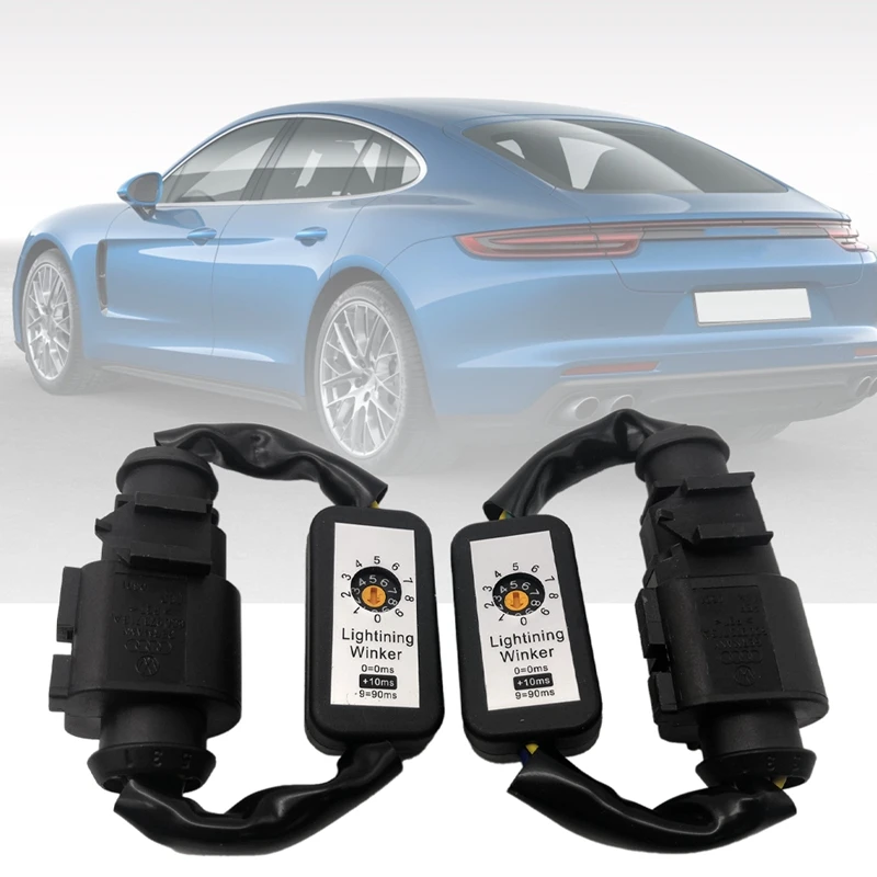 

2Pcs Car Dynamic Turn Signal LED Tail Light Additional Module Wiring Harness for Panamera 2017