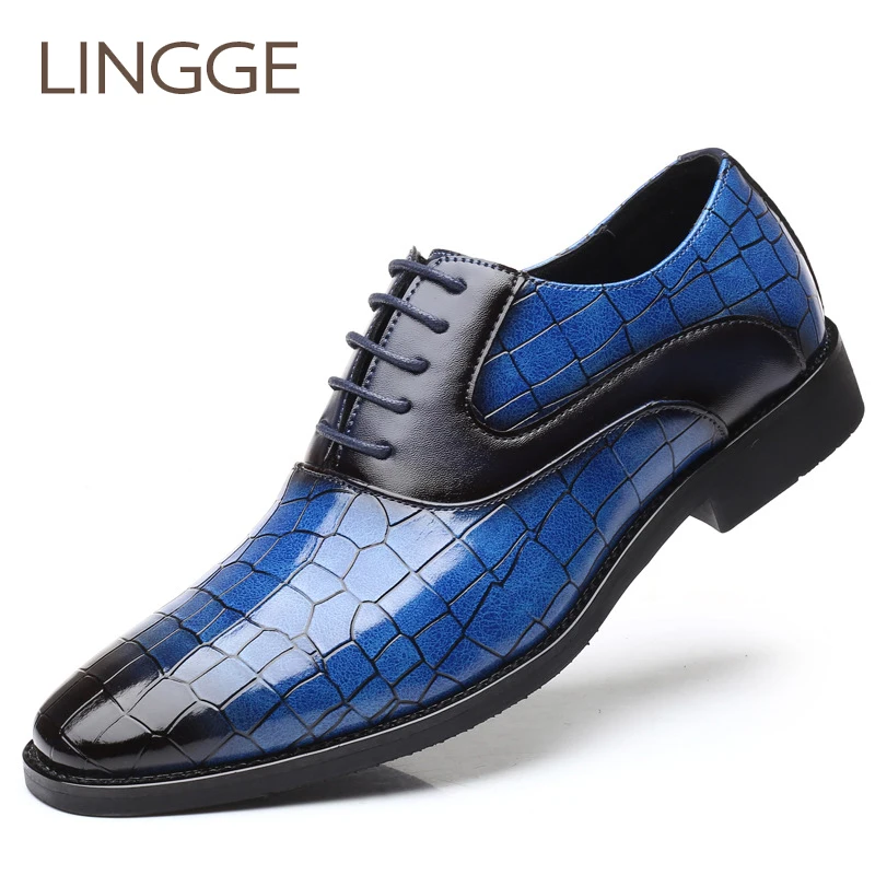 LINNGE Spring Summer New Men'S Shoes England Fashion Brock Tide Men Extra Large Size Mens Leather Casual | Обувь