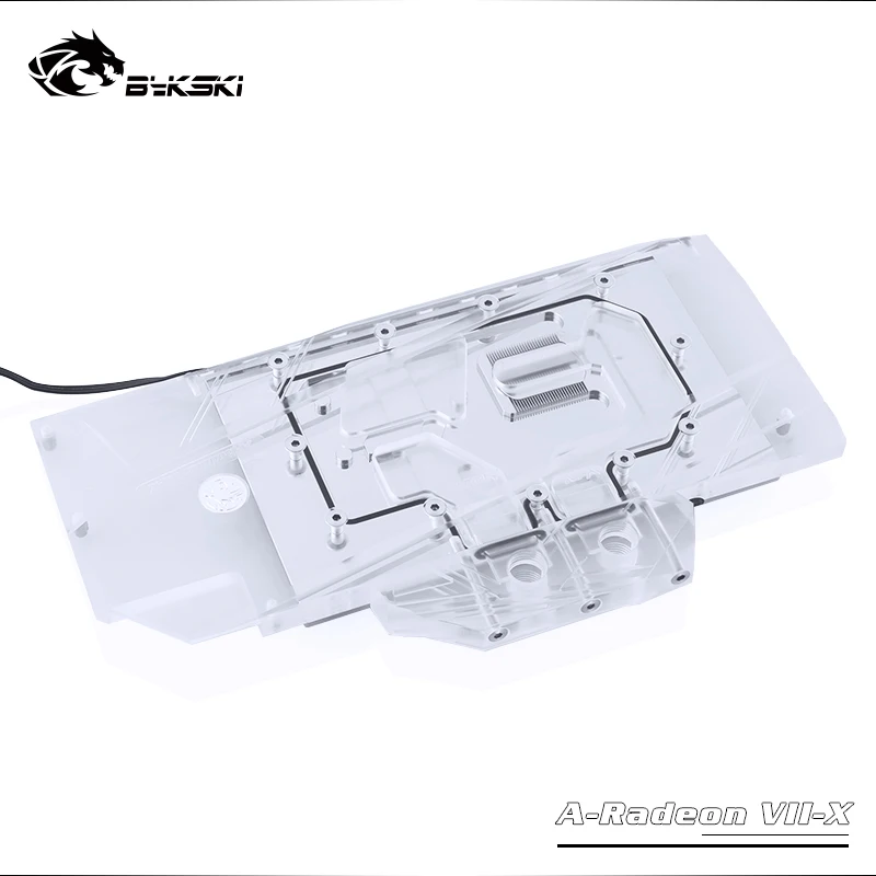 Видеокарта Bykski с полным покрытием графического процессора Water Block для Founder Edition AMD