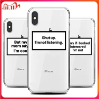 funny letters phone case for iphone 7 8 11 12 13 mini plus pro x xs max xr se cases soft silicone fitted back accessories covers