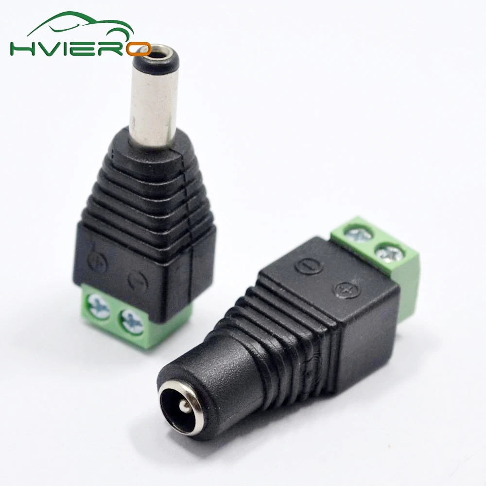 10х Бесплатная пайка 2 контаксветодиодный светодиодная полоса разъем постоянного