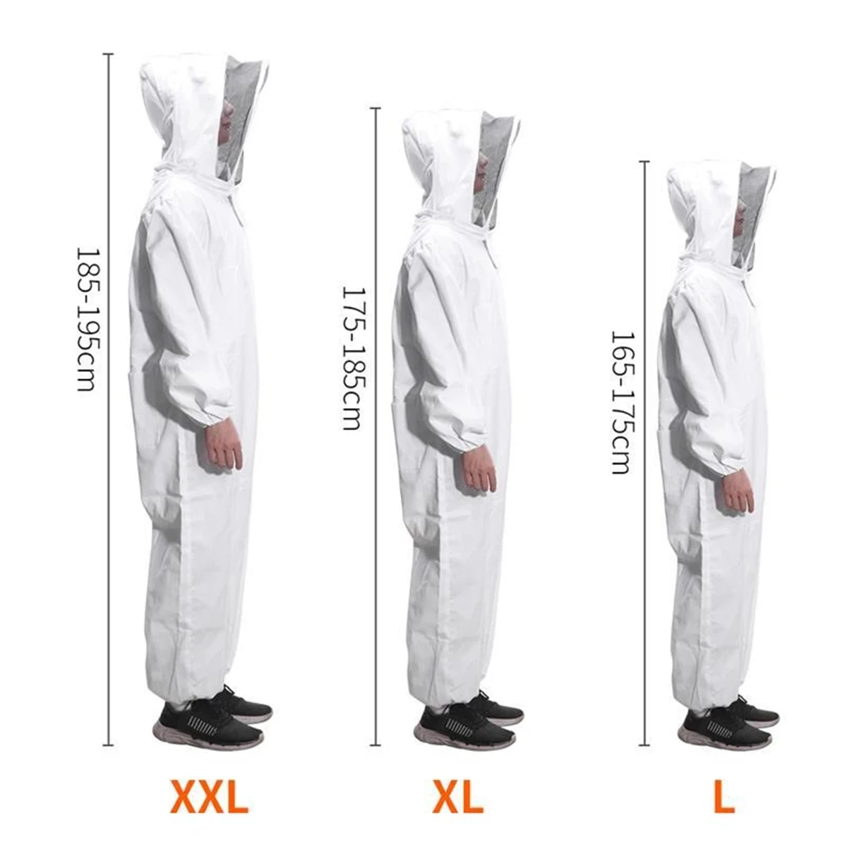 

Beekeepers Full Body Beekeeping Clothing Professional Bee Protection Beekeeping Suit Safty Veil Hat Dress All Body Equipment