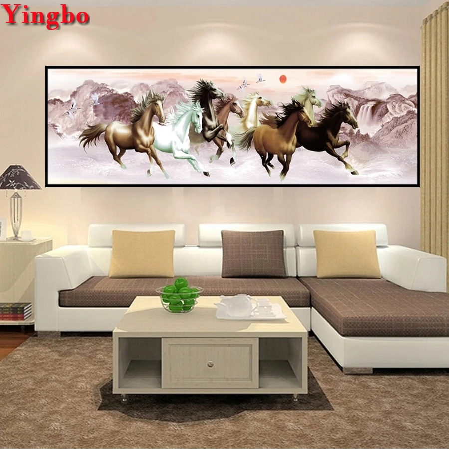 

Полная квадратная/круглая Алмазная мозаика 5D Diy Алмазная вышивка животные лошади Алмазная картина вышивка крестиком стразы украшение