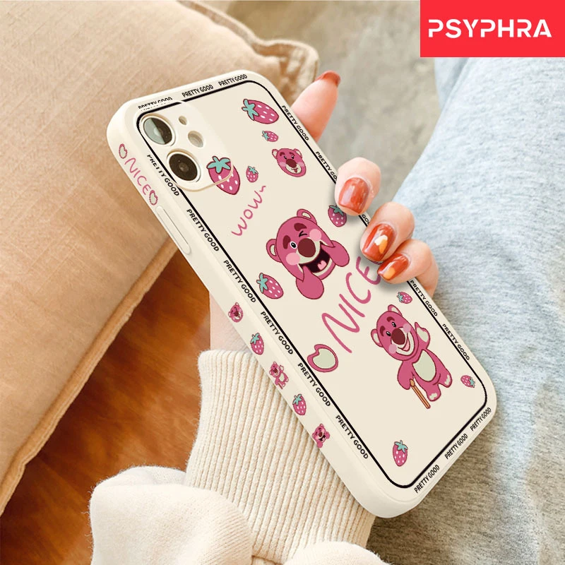 

Rectangle Cute Astronaut Phone Case For iPhone 12 11 13 Pro Max X XS XR XSMAX SE 8Plus 8 7 Plus Silicone Cover Lens Protecction