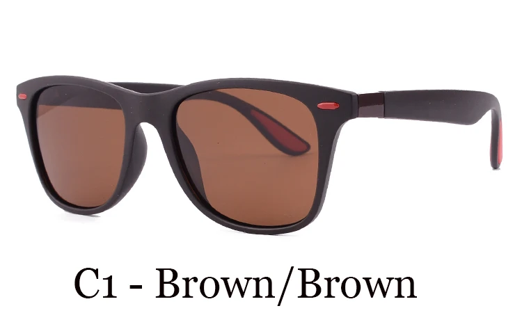 C1 Polarized light LVVKEE классические квадратные поляризованные солнцезащитные очки для мужчин и женщин, брендовые дизайнерские Винтажные Солнцезащитные очки для вождения, мужские очки UV400 Gafas De Sol - Цвет линз: C1 Polarized light