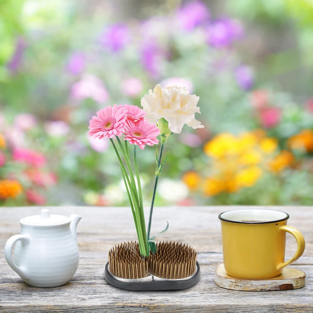 1 шт. медная игла для фиксации цветов в форме Солнца и Луны | Дом сад