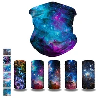 starry sky magic bandana scarf outdoor sports cycling hiking multifunction neck gaiter sunshade sweat absorption insect proof