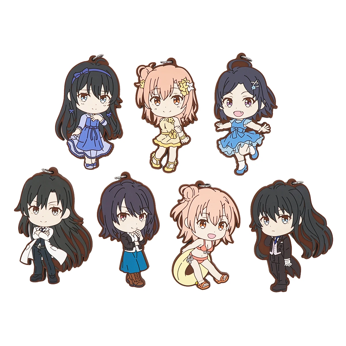 Резиновый брелок Мой Подросток романтическая комедия снафу аниме хамачи орегару